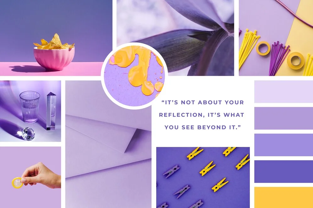 inspiration mood board template purple 79603 717